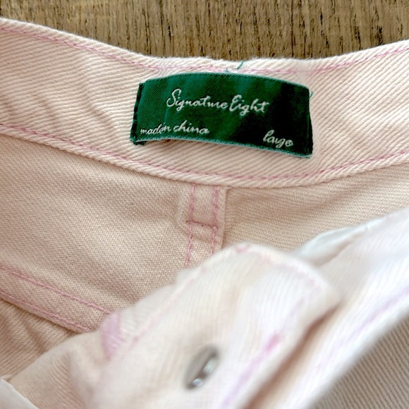 Signature Eight light pink Shorts Size Large - Picture 3 of 7